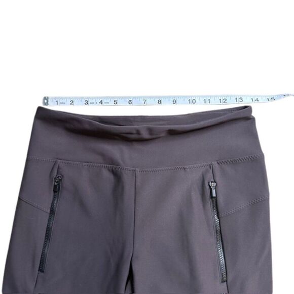 ATHLETA Stellar Espresso Brown High Rise Tight Leggings Zip pockets Size Small - Picture 6 of 8